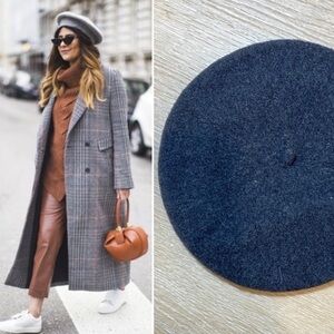 🖤5/$40!!  Charcoal Gray Beret hat